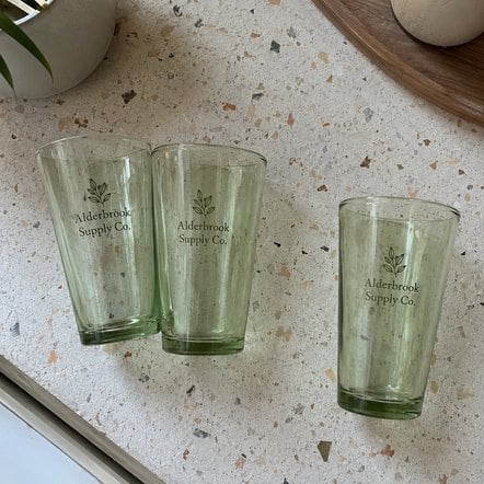 Custom printed glassware in bulk