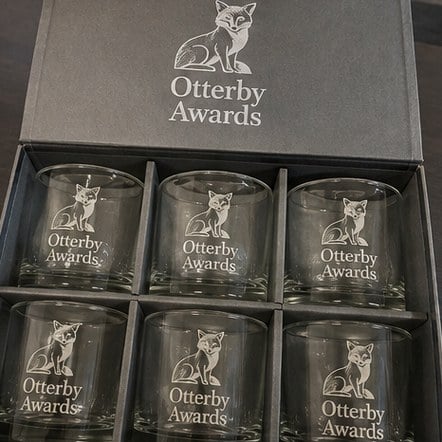 Customized glassware for weddings and private events
