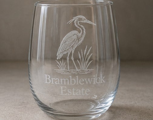 Etched & Sandblasted Glassware